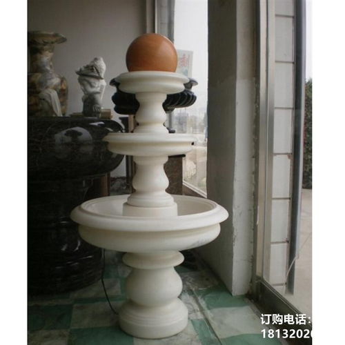 黃銹石歐式噴泉石雕 貴州石噴泉雕塑廠