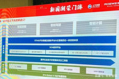 軟件定義汽車 榮威以智能座艙為媒，人工智能基礎(chǔ)軟件驅(qū)動(dòng)未來出行